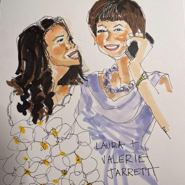 Valerie Jarrett, Political Rock Star and Rock-Stable Mom. A Conversation With Laura Jarrett - podcast episode cover