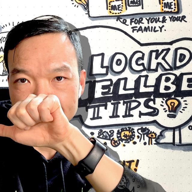 #23 - 6 Wellbeing Tips Help You Survive And Thrive In Lockdown - podcast episode cover