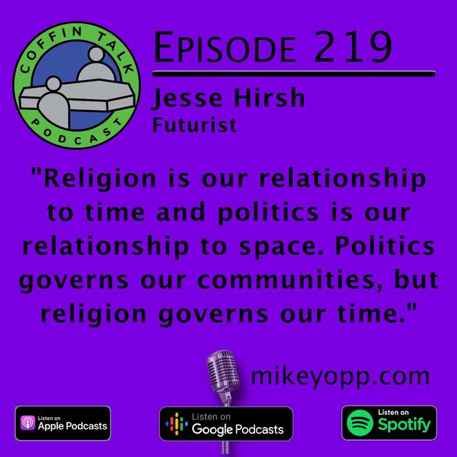 #219 - Futurist - Jesse Hirsh - podcast episode cover