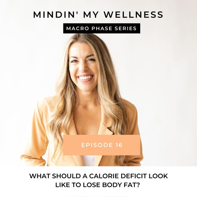 16. What Should a Calorie Deficit Look Like to Lose Body Fat? [Macro Phase Series] - podcast episode cover