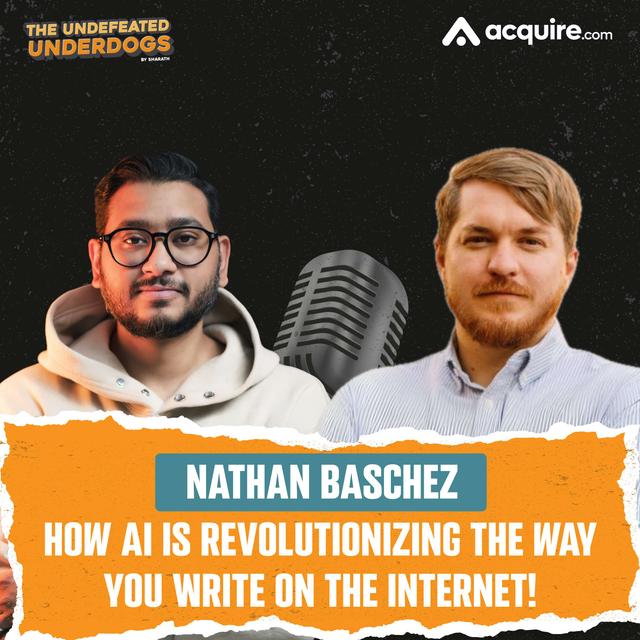 Nathan Baschez - How AI is revolutionizing the way you write on the Internet! - podcast episode cover