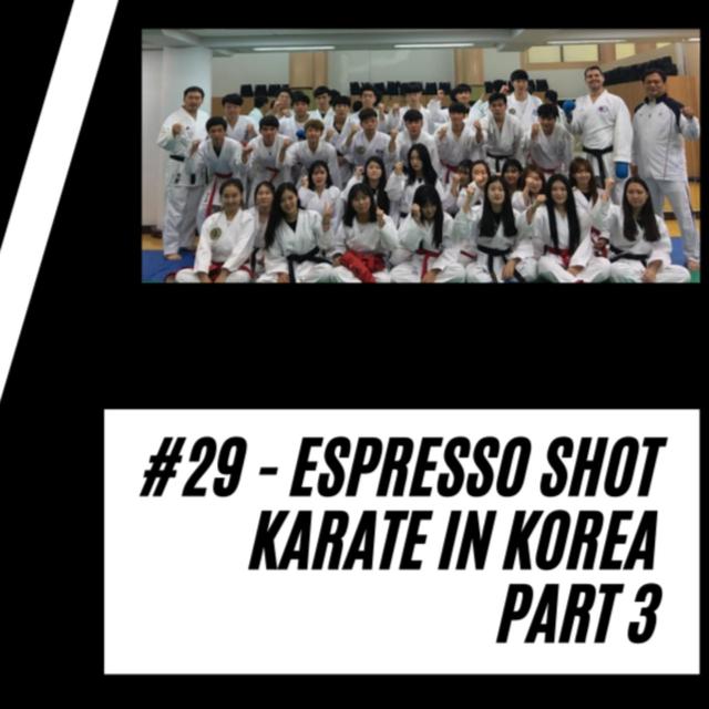 29 - ESPRESSO SHOT - Karate in Korea Part 3 - podcast episode cover
