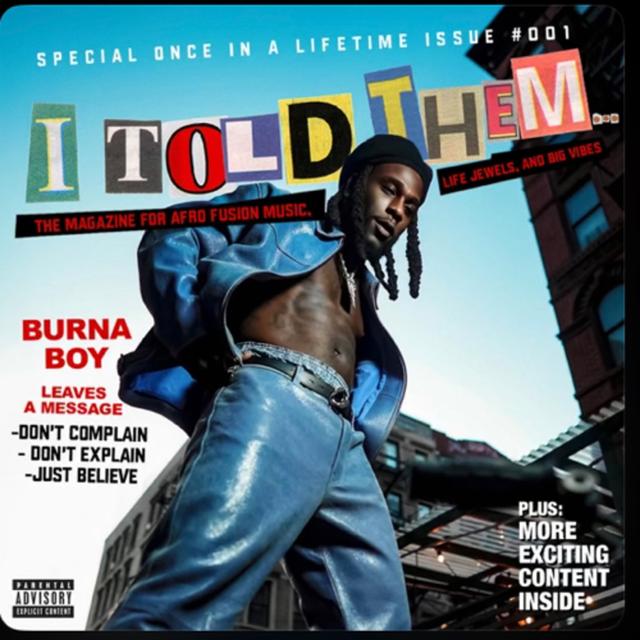 I TOLD THEM BY BURNA BOY - ALBUM TRACK-LIST PREDICTION - podcast episode cover