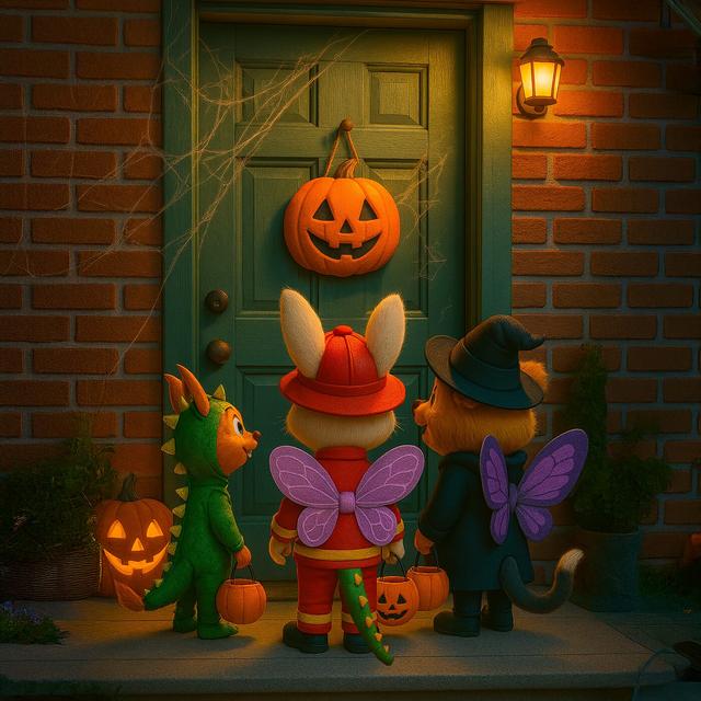 Petit Lapin se déguise pour Halloween - podcast episode cover
