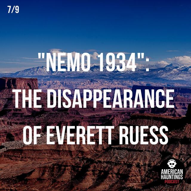 "NEMO 1934":  The Disappearance of Everett Ruess - podcast episode cover