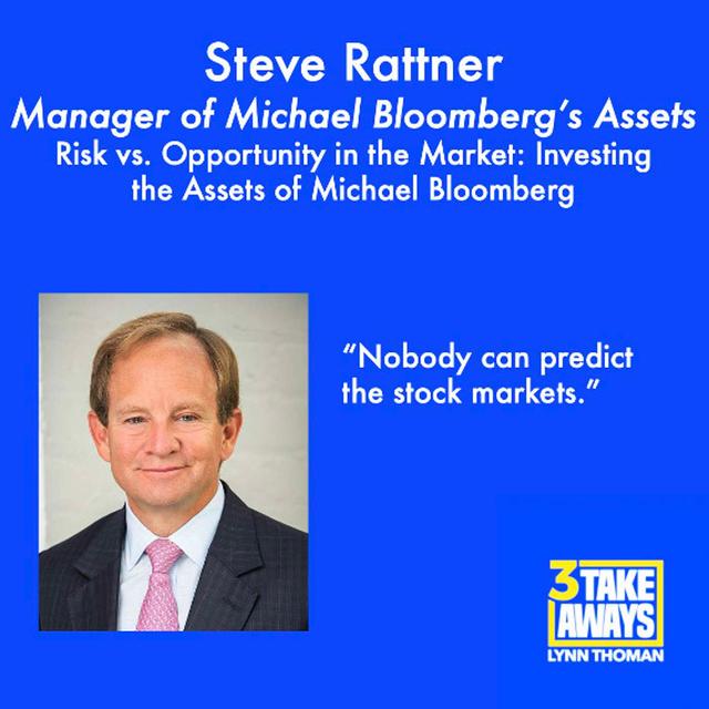 Risk vs. Opportunity in the Market: Investing the Assets of Michael Bloomberg with Steve Rattner (#50) - podcast episode cover