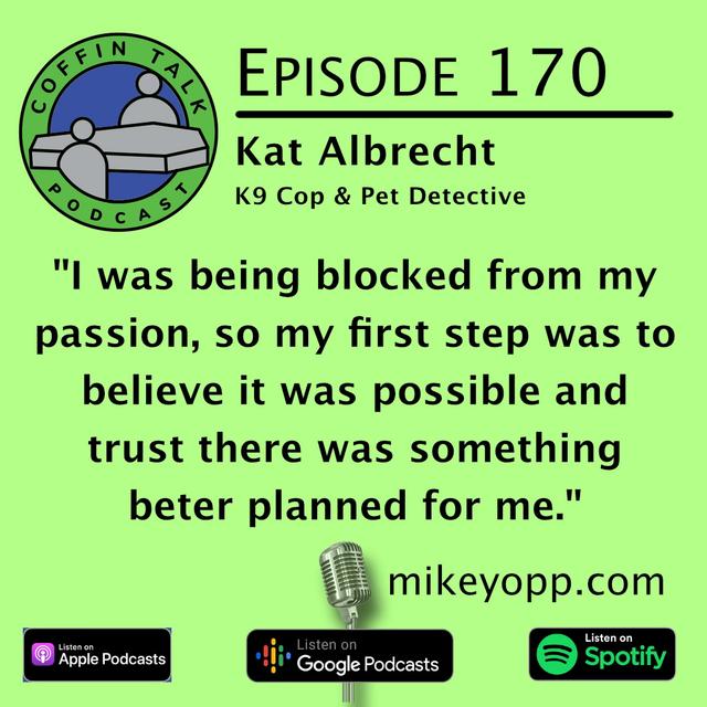 #170 - Pet Detective - Kat Albrecht - podcast episode cover