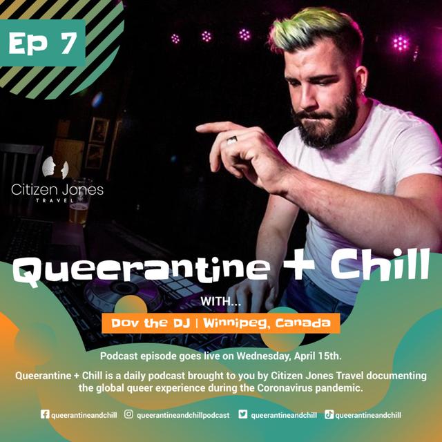 DJ/hair stylist/spin instructor Dov the DJ in Winnipeg, Canada - podcast episode cover