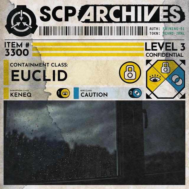 SCP-3300: "The Rain" - podcast episode cover