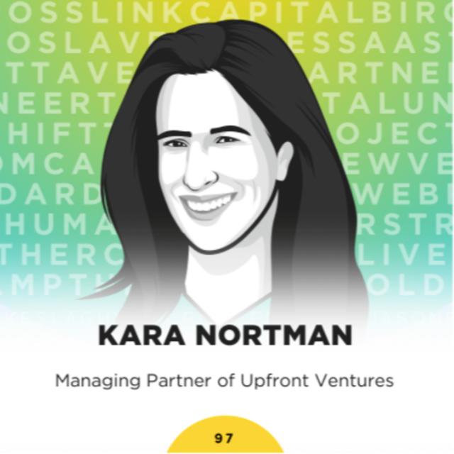 97: Kara Nortman, Managing Partner at Upfront Ventures - podcast episode cover