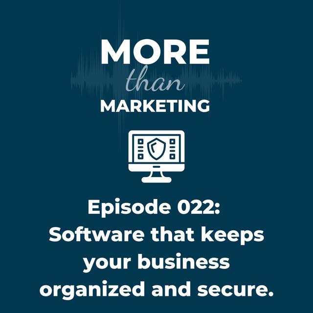 022: Software that keeps your business organized and secure. - podcast episode cover