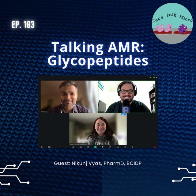 163: Talking AMR- Glycopeptides - podcast episode cover