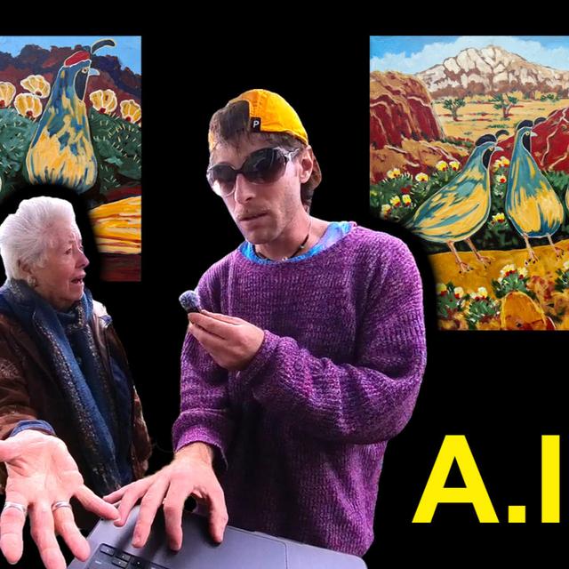 Using AI to rip off artists in front of them (pt2) - podcast episode cover