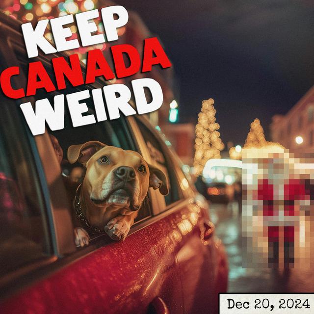 KEEP CANADA WEIRD - Dec 20, 2024 - an impatient dog, Canadians behaving badly, the Excel champ, Christmas - podcast episode cover