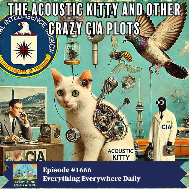 The Acoustic Kitty and Other Crazy CIA Plots - podcast episode cover