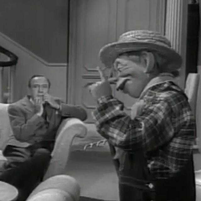 Jack Benny TV Show 1955-12-18 Christmas with Frances & Edgar Bergen (Live) S6 E7 & 1959-03-22 (Filmed) S9 E14 - podcast episode cover