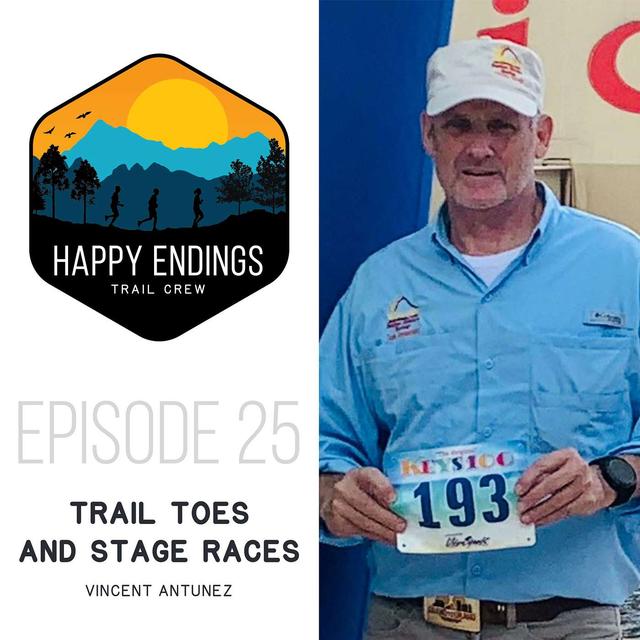 Trail Toes and Stage Races with Vincent Antunez - podcast episode cover