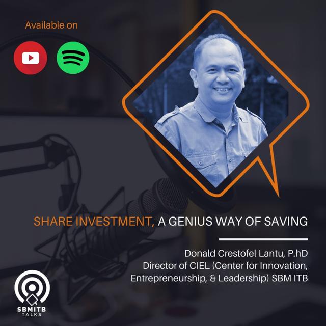 SBM ITB TALKS EPISODE 11: SHARES INVESTMENT, A GENIUS WAY OF SAVING - podcast episode cover