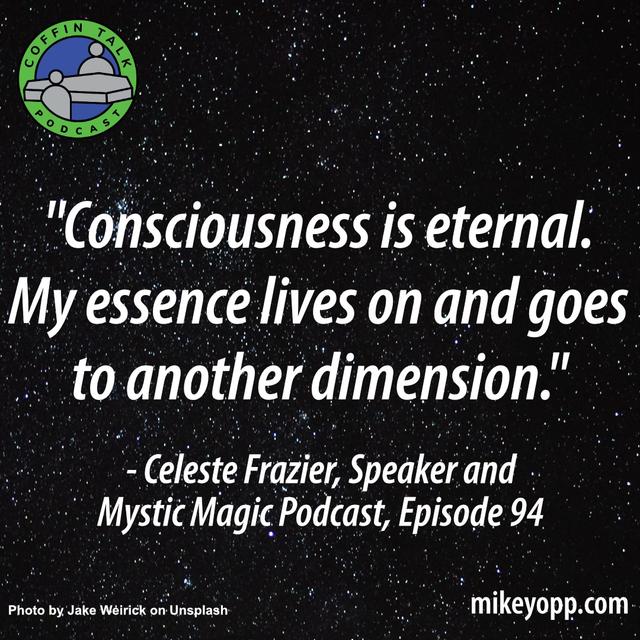 #94 - A Spiritual Reverend - Celeste Frazier - "I'm Direct" - podcast episode cover