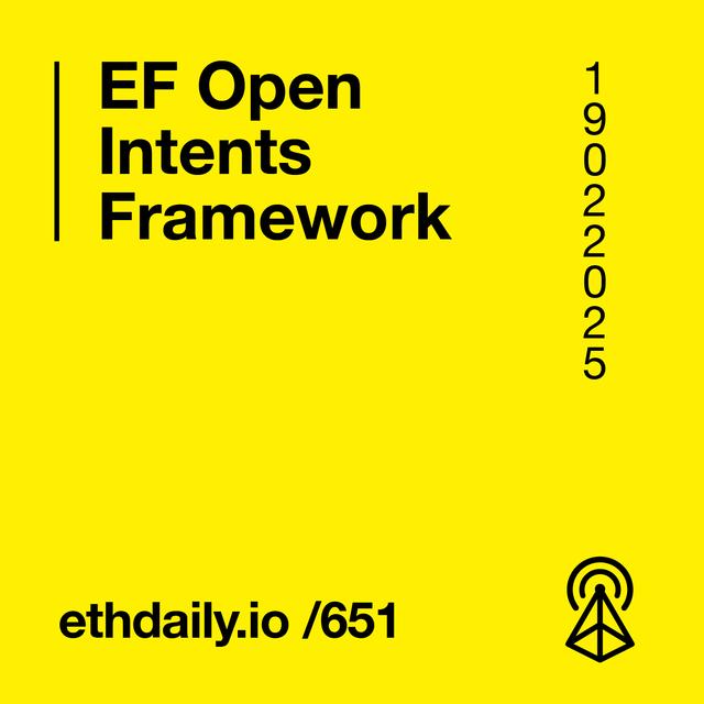 EF Open Intents Framework - podcast episode cover