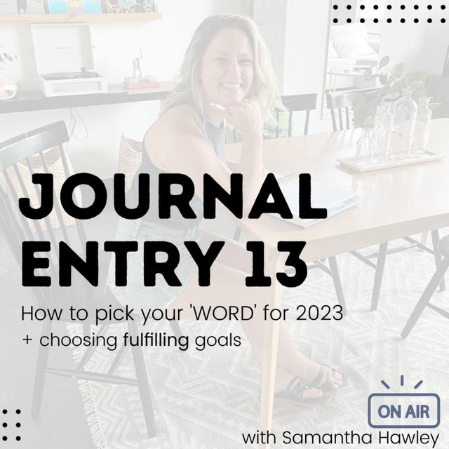 12. How To Pick Your 'Word of 2023' - podcast episode cover