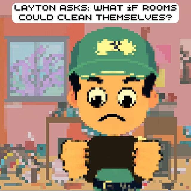 349. Layton asks: What if bedrooms could clean themselves? - podcast episode cover