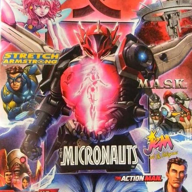 What if Jem & the Holograms were heroes in the Hasbro multiverse alongside Micronauts, Transformers, GI Joe, MASK, Candyland, Inhumanoids, Stretch Armstrong, and others? (from Unit-E comic book) - podcast episode cover