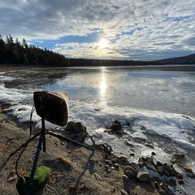 154: Surreal Ice Sounds At Medicine Lake - podcast episode cover