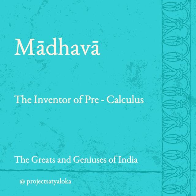 Mādhavā : The Inventor of Pre - Calculus - podcast episode cover