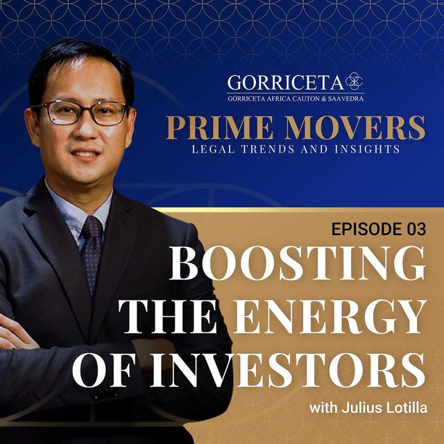 Boosting the Energy of Investors with Julius Lotilla - podcast episode cover