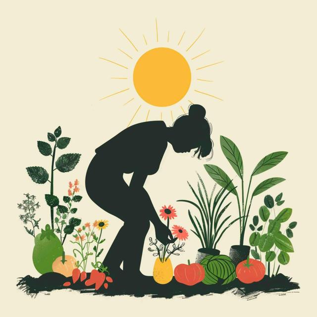 2608: Why Gardening Is Good For Your Health by Leah Harvath with AndieThueson.com on Growing Your Own Food - podcast episode cover