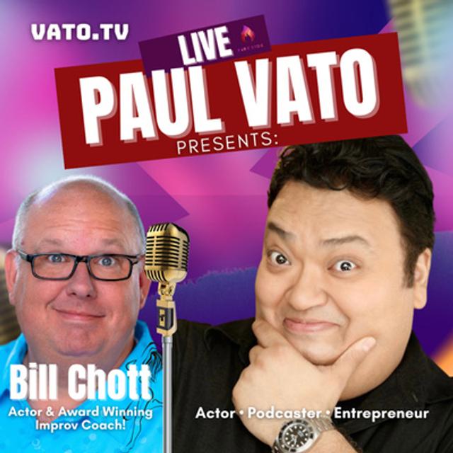 What It Was Like Coming Up In The Chicago Improv Scene In The 1900s & What It's Like To Play Mr. Laritate From Wizards of Waverly Place With Bill Chott. - podcast episode cover