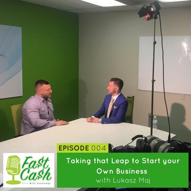 004: Taking that Leap to Start your Own Business  with Lukasz Maj - podcast episode cover