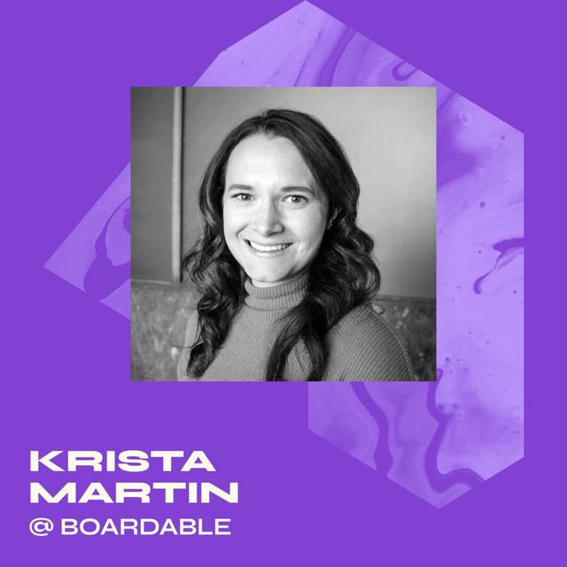 Krista Martin - VP of Growth at Boardable - How To Go From Manager To VP In 3 Years - podcast episode cover