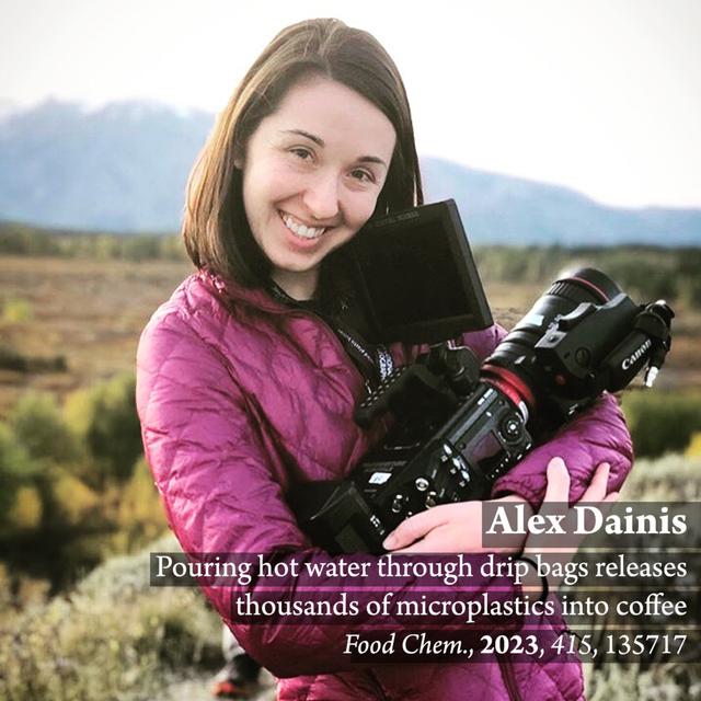 Ep19. Microplastics in coffee with Alex Dainis - podcast episode cover