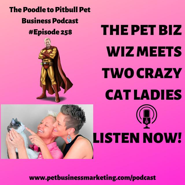 Episode 268 - Talking Cats, Content and Creating a Caring Community With Jae and Adrienne, The Two Crazy Cat Ladies! - podcast episode cover