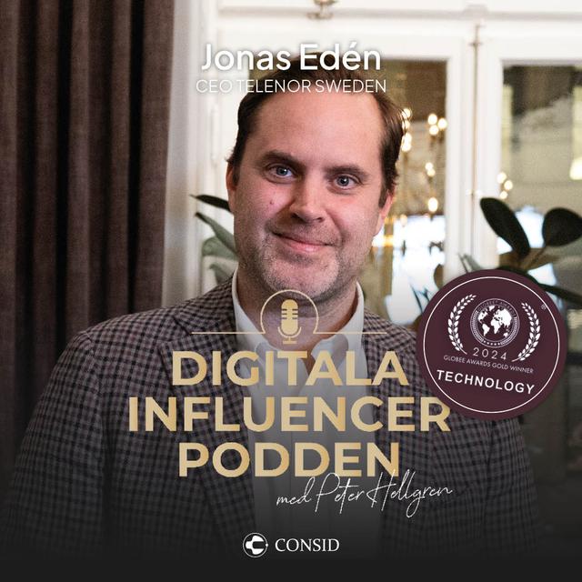 298. Telekom och säkerhet i fokus | Jonas Edén, vd Telenor Sverige | Uppkoppling - podcast episode cover