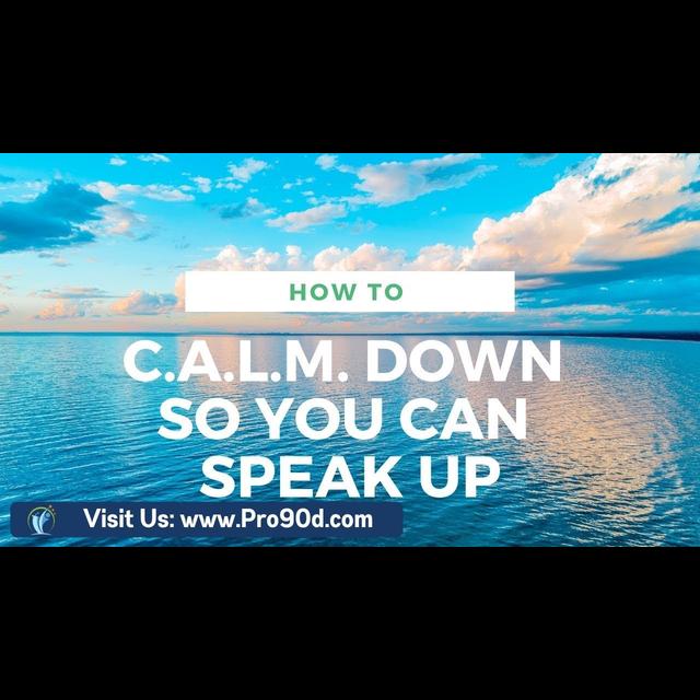 Best Stuttering Treatment | How to C.A.L.M. Down So You Can Speak Up - podcast episode cover