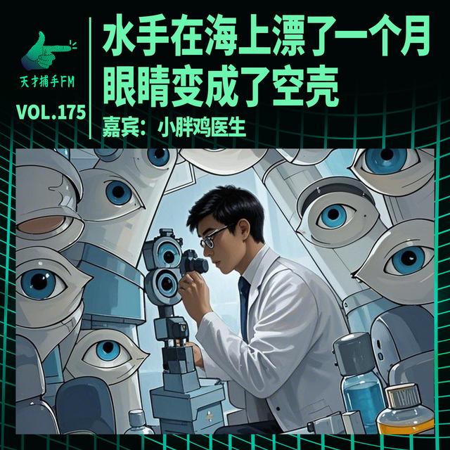 眼科医生小胖鸡：水手在海上漂了一个月，眼睛变成了空壳 | 天才职业175 - podcast episode cover
