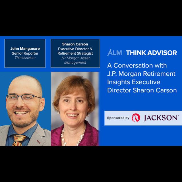 A Conversation with J.P. Morgan Retirement Insights Executive Director Sharon Carson - podcast episode cover