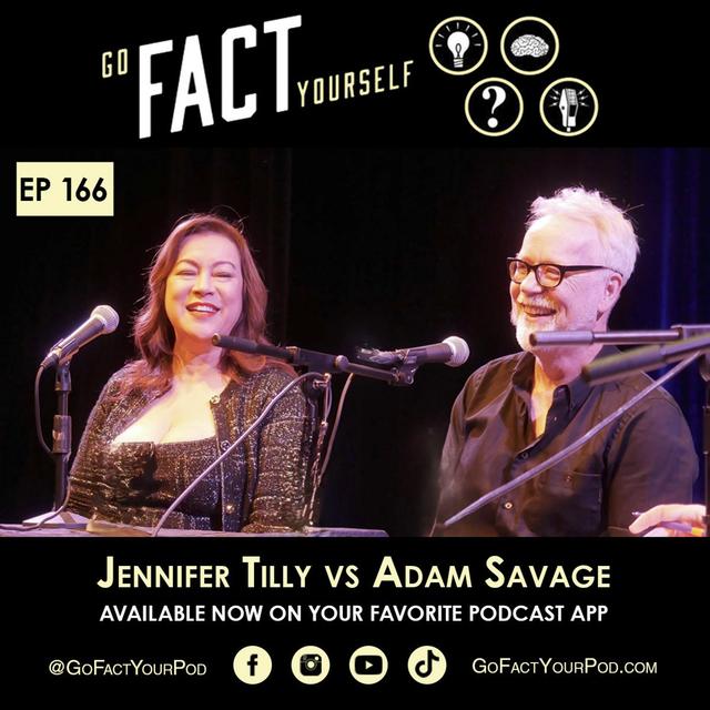 Ep. 166: Jennifer Tilly & Adam Savage - podcast episode cover