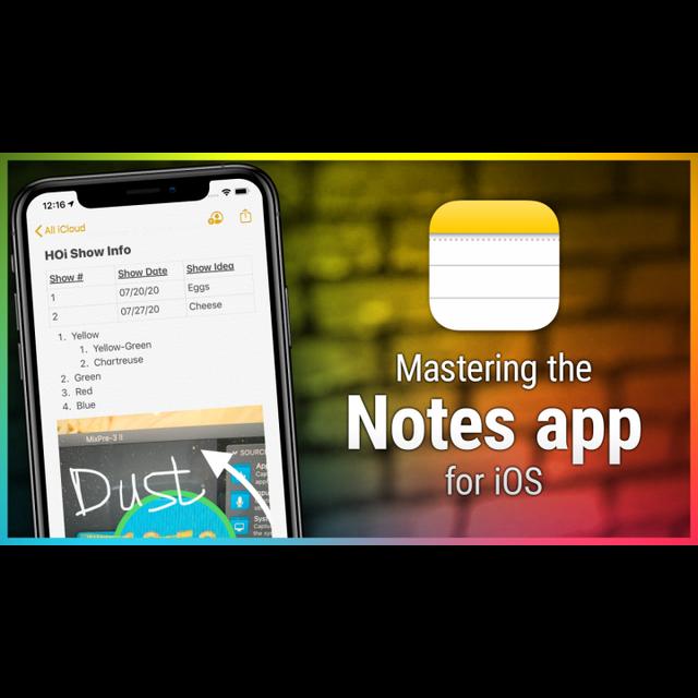 HOI 31: Notes for iOS - What You Need to Know About the Built-In Text Editor on Your iOS Device - podcast episode cover