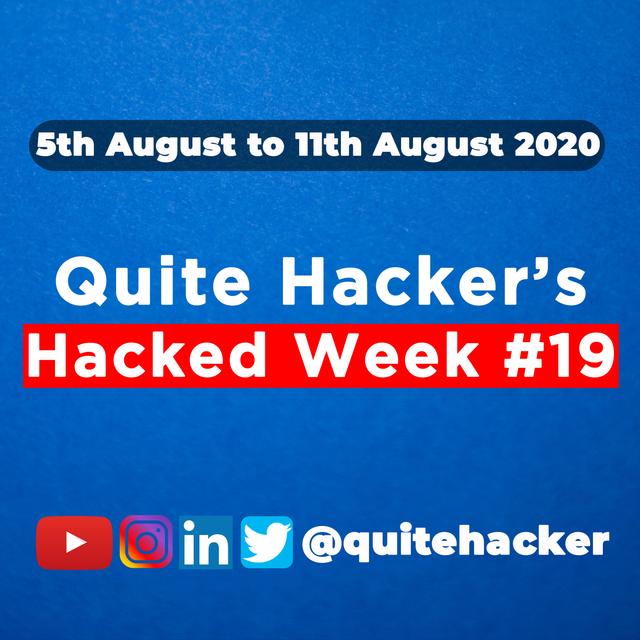 Hacked Week #19 - Intel, ARM, IBM, AMD, Qualcomm Processors Vulnerable, Google Home always listening, Uber Eats data leak - podcast episode cover