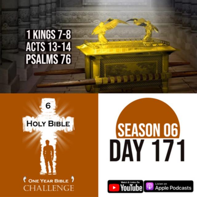 Day 171 | Solomon places the Ark of the Covenant in the New Temple | Jews want to kill Paul and Barnabas - podcast episode cover