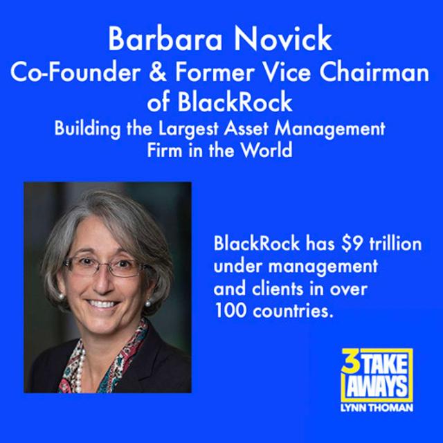 Building the Largest Asset Management Firm in the World: Co-Founder & Former Vice Chairman of BlackRock Barbara Novick (#63) - podcast episode cover