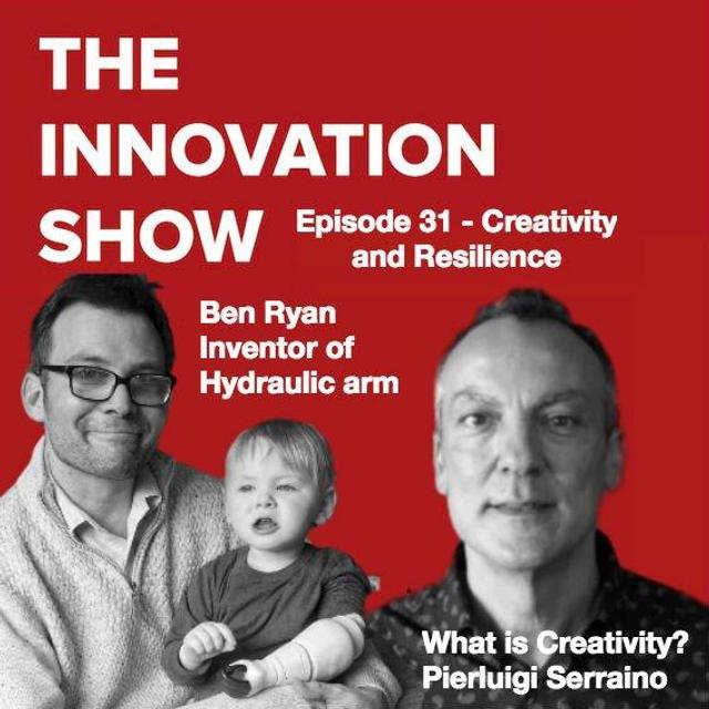 EP 31: Creativity and Resilience. What is creativity? Spider-inspired, 3D-printed hydraulic arm. - podcast episode cover