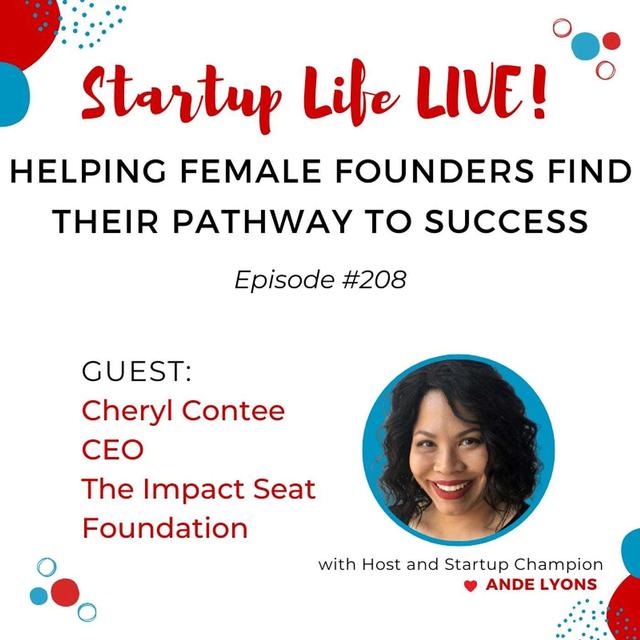 EP 208 Helping Female Founders Find Their Pathway to Success - podcast episode cover