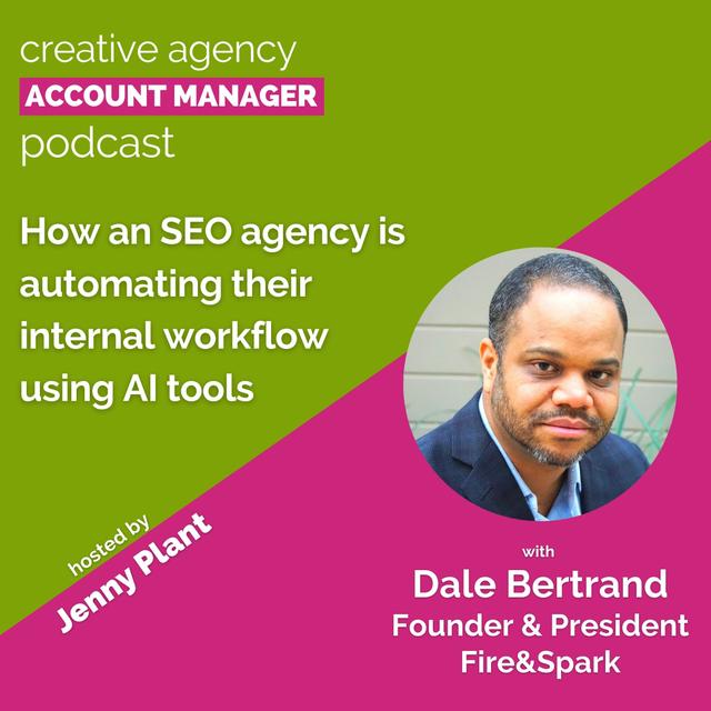 How an SEO agency is automating their internal workflow using AI tools, with Dale Bertrand - podcast episode cover