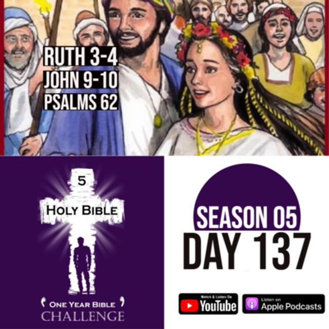 Day 137: Boaz marries Ruth, the Moabite | Jesus explains He is the true shepherd - podcast episode cover
