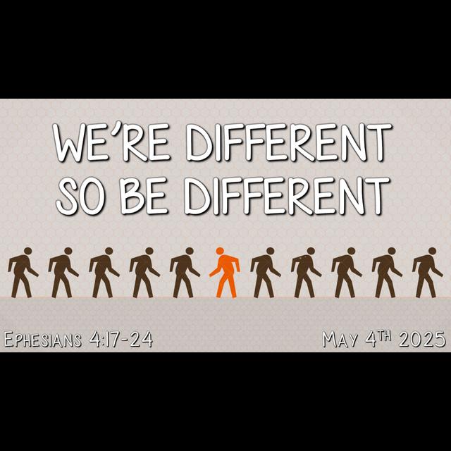 We're Different, So Be Different - Audio - podcast episode cover